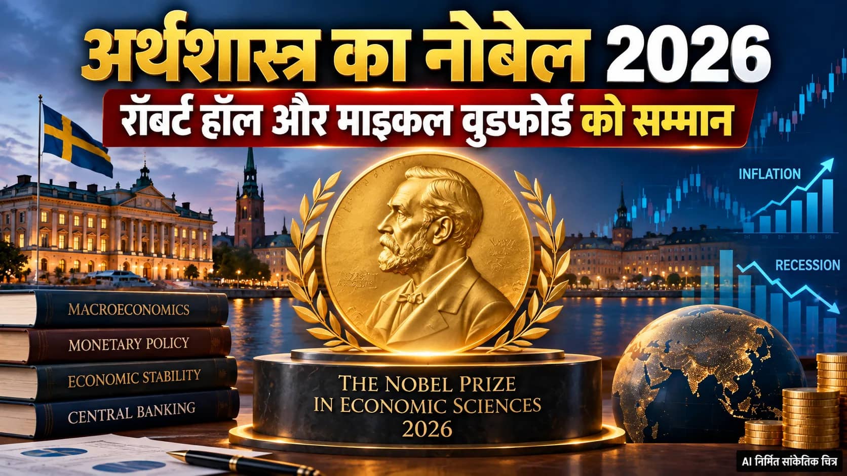 अर्थशास्त्र का नोबेल पुरस्कार 2026: रॉबर्ट हॉल और माइकल वुडफोर्ड को मिला सम्मान, जानिए क्यों चुने गए दोनों अर्थशास्त्री